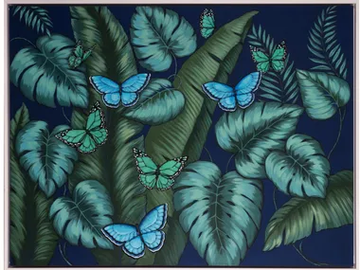 Mariposas de noche - Canvas Painting by NOVOCUADRO ART COMPANY - view 2